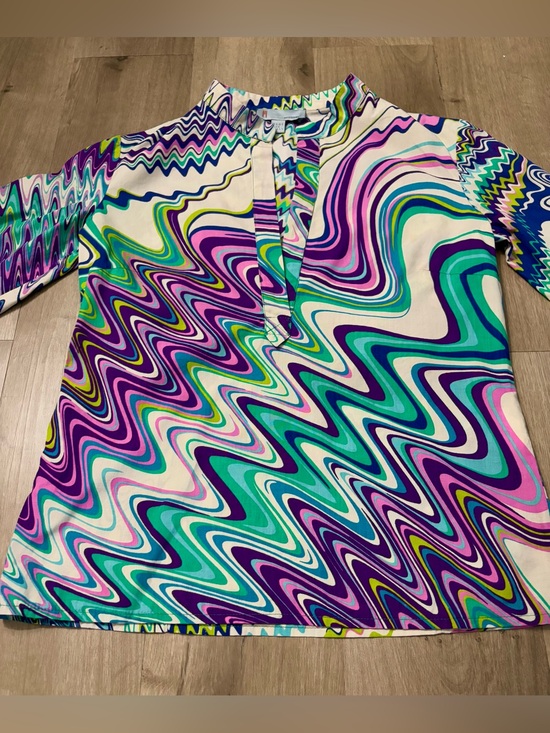 Missoni Tops - Women’s Missoni Abstract Pullover Cotton Shirt - Size 4